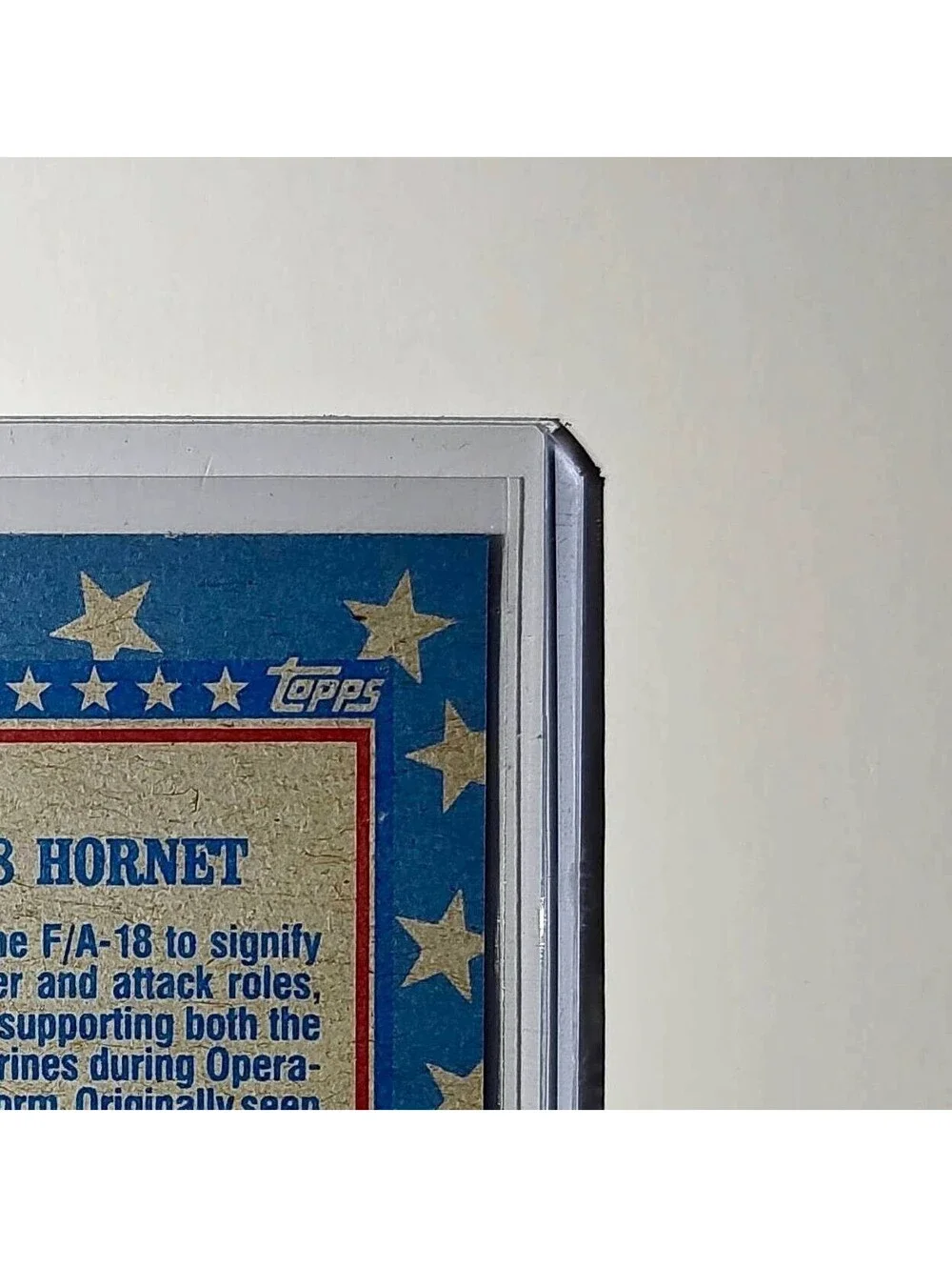 F/A-18 Hornet 1991 Topps Desert Storm #116 Card